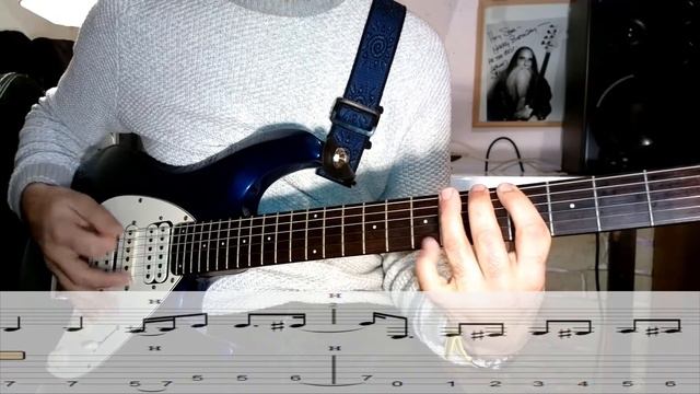 deep purple - into the fire - guitar cover with tabs смотреть онлайн