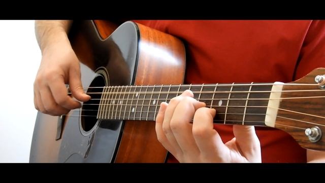 Простейшая красота на гитаре без баррэ / Зажимают максимум 2 пальца! / Гитара для начинающих смотреть онлайн