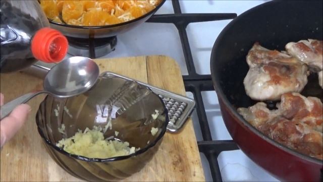Куриные ножки, фаршированные мандаринами смотреть онлайн