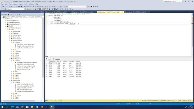 SQL Multiple Joins Example смотреть онлайн