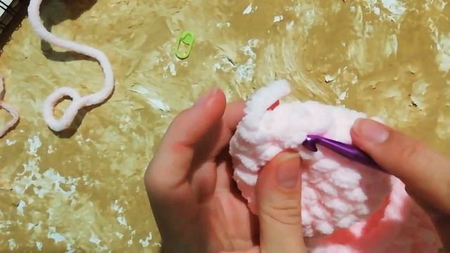 Детские Уги из плюшевой пряжи смотреть онлайн