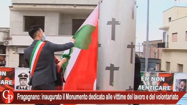 Fragagnano: inaugurato il Monumento dedicato alle vittime del lavoro e del volontariato смотреть онлайн