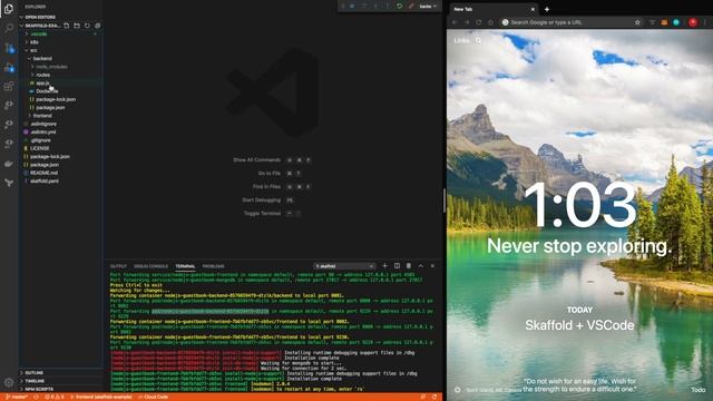 Debugging Kubernetes Services with Skaffold, VSCode & Cloud Code смотреть онлайн