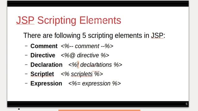 JSP Tutorial | JSP Life Cycle | Five Types of Scripting Elements in JSP смотреть онлайн