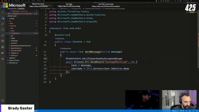 Secure .NET SignalR apps with Azure AD ft Brady Gasger смотреть онлайн