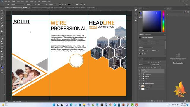 7 Easy Ways To Make Your Own Brochure In Photoshop | Fire Flower смотреть онлайн