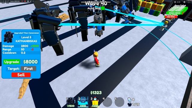 Boss Toliet 3.0 Нападает и Титан Камера Мен 2.0 ИМБА!!!:Roblox Toliet Tower Defence Часть 2