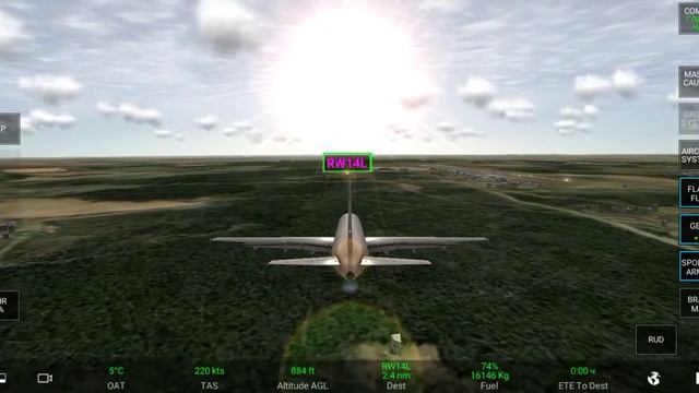 Как идеально посадить самолёт А320 в игре Real Flight Simulator. смотреть онлайн