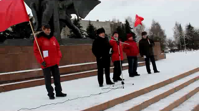 Выступление ветерана МВД на митинге КПРФ смотреть онлайн