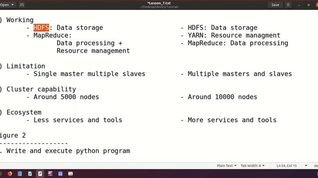 Lesson 7 Hadoop ecosystem and MRv1 and MRv2 смотреть онлайн