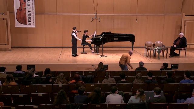 Keshet Eilon Winter Seminar: Master Class with Chaim Taub (Violin) смотреть онлайн