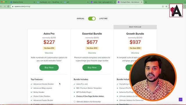 Astra Pro VS Astra Free | Astra and Astra Pro WordPress Theme Customization смотреть онлайн