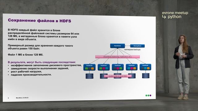 Методы защиты кластера Hadoop в большой ML команде смотреть онлайн