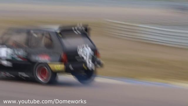 MONSTER Fiat Panda 1.2 Turbo 190HP Flames From Exhaust And Ride On Track!