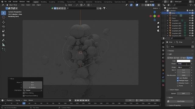 Riggid Body 3D Animation Use Blender | 3D Shapes & Forms | Blender tutorial beginner смотреть онлайн
