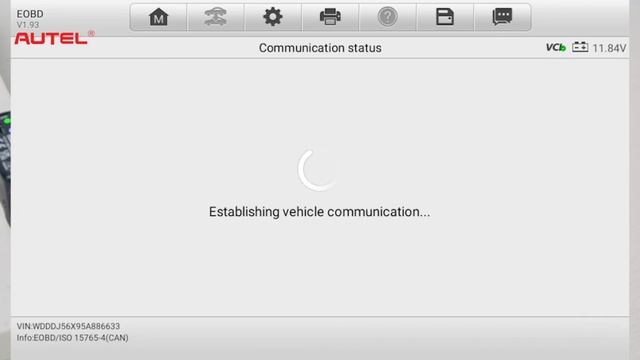 Discover Diagnose Function for Autel MaxiCOM MK808BT смотреть онлайн