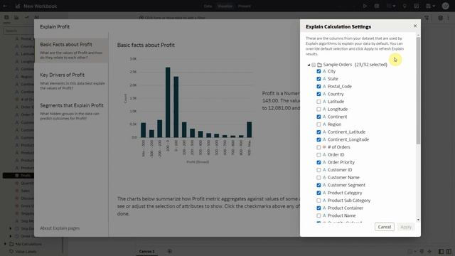 Configure Augmented Analytics in Oracle Analytics with Explain Settings смотреть онлайн