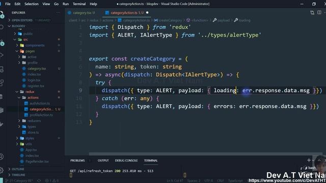 BLOG APP #22 [ FE ] CATEGORY [1] | MERN STACK + TYPESCRIPT + REDUX смотреть онлайн