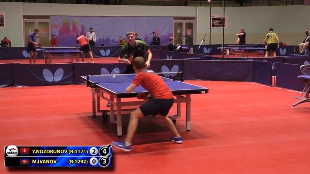 НОЗДРУНОВ - ИВАНОВ #RUSSIAN #Championships #tabletennis #настольныйтеннис смотреть онлайн