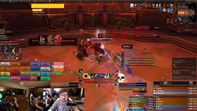 Castle Nathria Mythic - Echøes - Council of Blood - Prot Warrior POV смотреть онлайн
