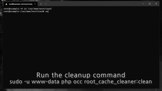 How to use Root cache cleanup app in Nextcloud смотреть онлайн