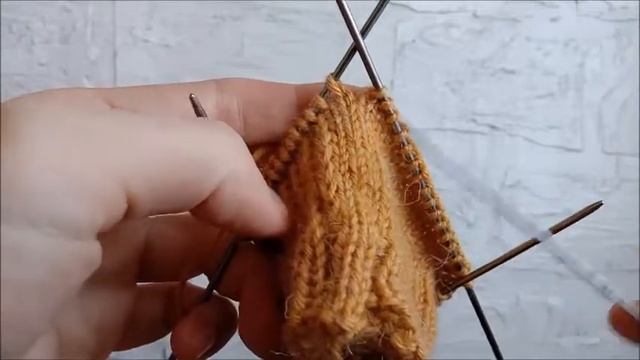 Укрепленная пятка носка||Как вязать по кругу и поворотными рядами|| Мастер-класс #укрепленнаяпятка смотреть онлайн
