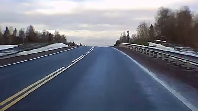 шоссе Маткаселька Пуйккола Карелия февраль 2020 смотреть онлайн