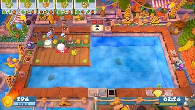 Overcooked! All You Can Eat - Sun's Out Bun's Out (Speed run) смотреть онлайн