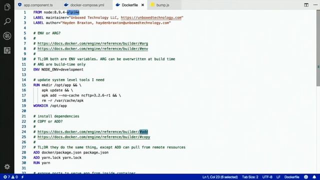 Dockerize your JavaScript Dev Environment смотреть онлайн