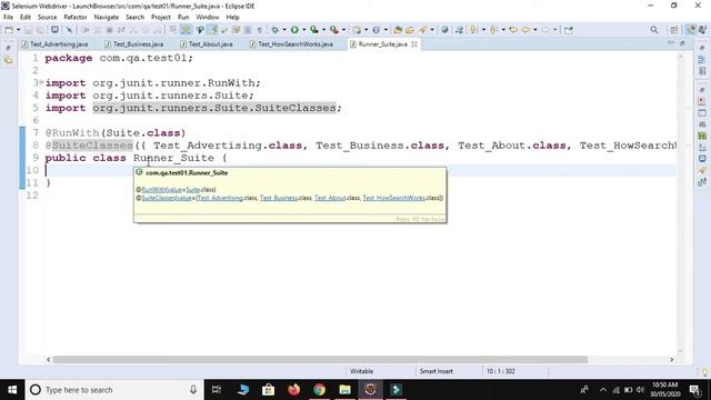 How to create Test Suite in JUnit - Selenium WebDriver Session 32 смотреть онлайн