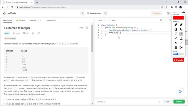 03. Roman to Integer - Leetcode | Java DSA LeetCode Solutions смотреть онлайн