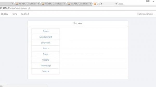 Laravel 5.4 Blog Tutorial Part-15 - Adding Pagination and Filtering Posts Based On Categories