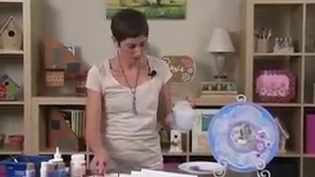 DIY Doily Craft Project - Decoupage Frame смотреть онлайн