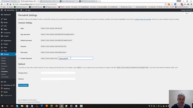 WordPress Permalink Settings смотреть онлайн