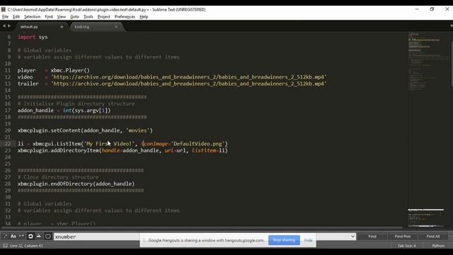 Python Koding 4: Creating playable video links смотреть онлайн