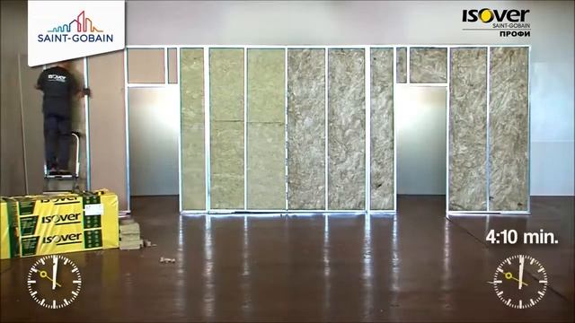 Рулон ISOVER Профи vs ISOVER в плитах . Какой монтировать быстрей? смотреть онлайн