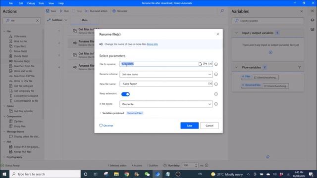 Rename ANY file right after download using Power Automate Desktop смотреть онлайн