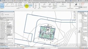 [Урок Revit Генплан] Построение областей топоповерхности