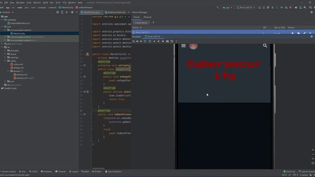Android Studio website (apk) Java смотреть онлайн