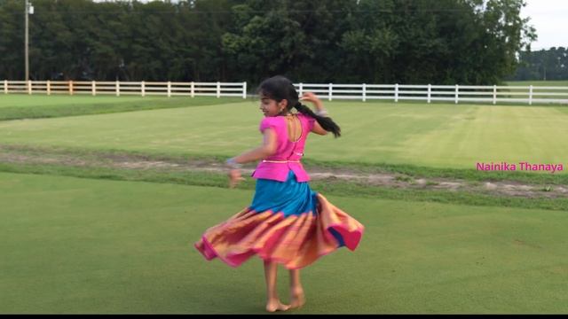 Bullettu Bandi | Single take | Full song dance | Nainika смотреть онлайн