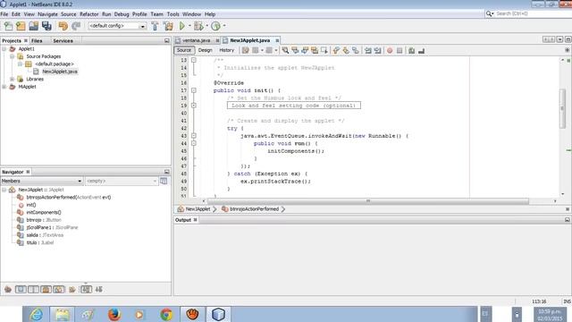 applet con netbeans 8.0.2 смотреть онлайн