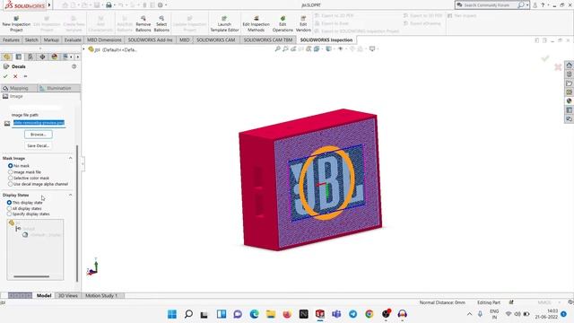 How to add logo using SOLIDWORKS | SOLIDWORKS TUTORIAL #2 | Solidworks 2020 Tutorial смотреть онлайн