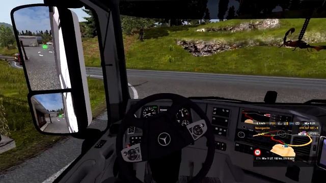 Mercedes Antos  Tandem TrailersPack  Euro truck simulator 2  1.12.x -- 1.13.x