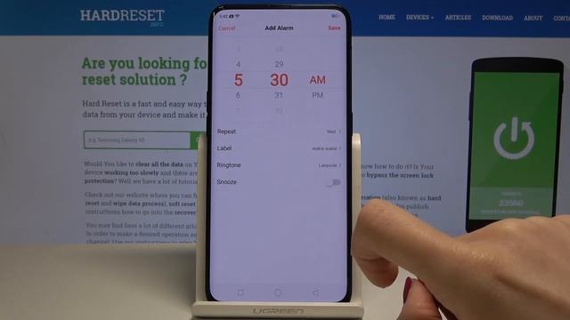 How To Set Up Alarm In Oppo Find X - Oppo Alarm Settings