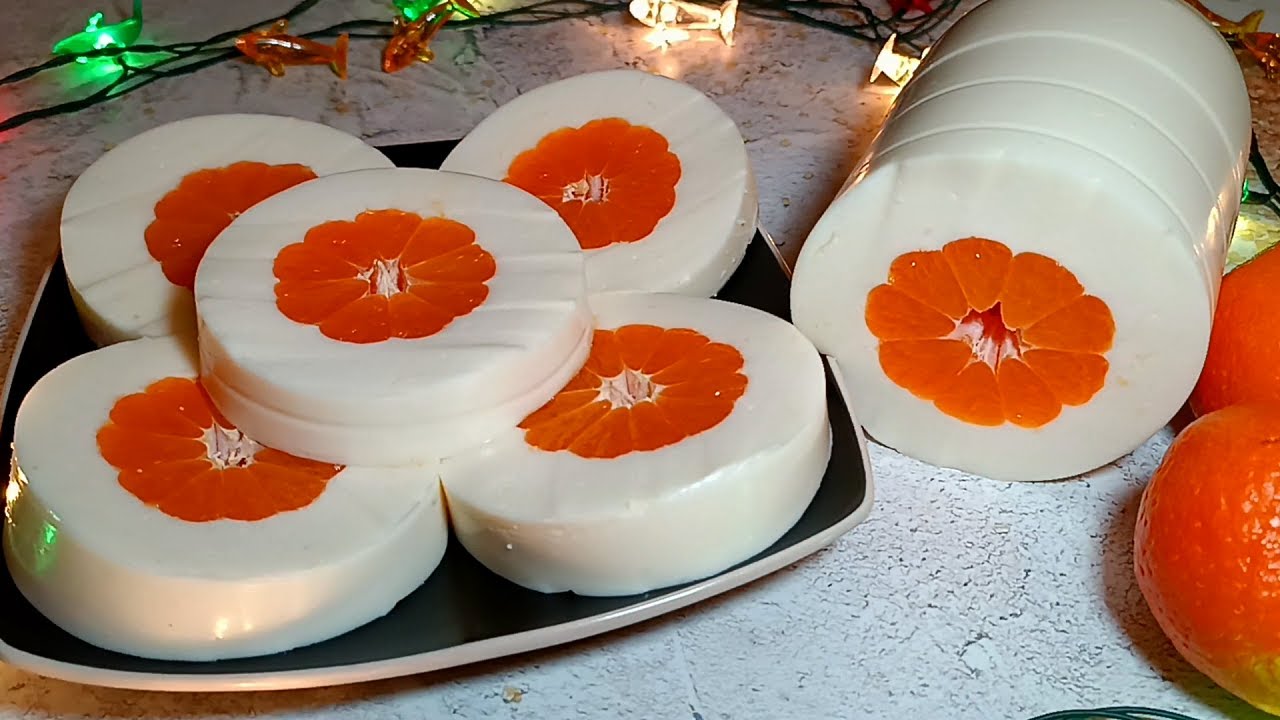 ПРАЗДНИЧНЫЙ ДЕСЕРТ!!! ТОЛЬКО МОЛОКО И МАНДАРИНЫ! смотреть онлайн