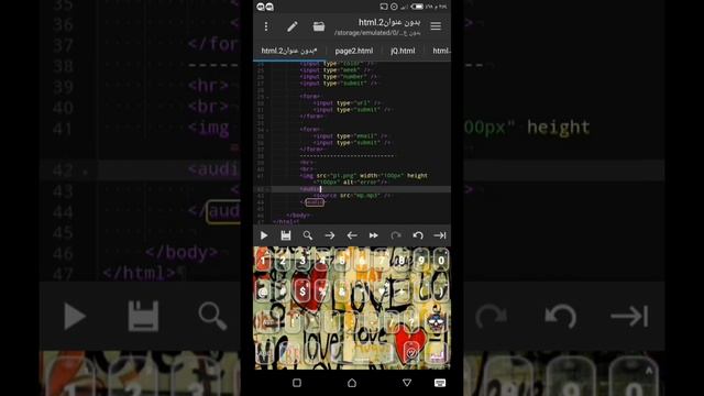 ③اضافة مشغل صوتي او فيديو لصفحتك بالhtml смотреть онлайн