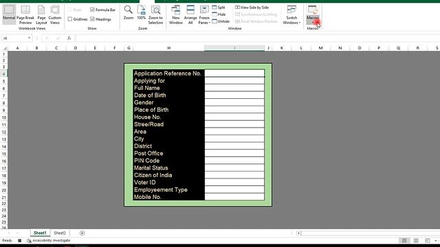 MACRO (PART-6) Passport Form Data Filling in Excel Data AutoSave in Next Sheet (By TechGuruPlus) смотреть онлайн