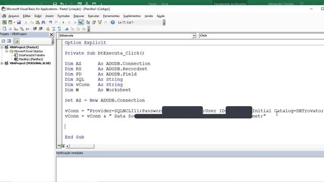 #201 - Excel VBA - Conectar no SQL Server no Azure смотреть онлайн