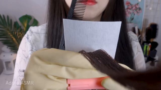 ASMR Hair Salon ✂ Haircut, Perm, Shampoo W/Layered Sounds (No Talking) смотреть онлайн