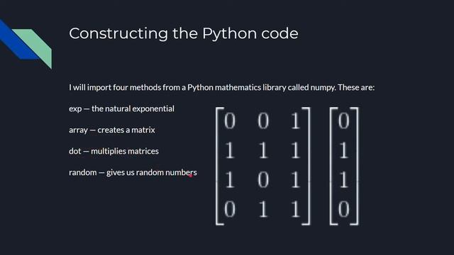 Intro to Python Neural Networks - Python 3.7 Tutorial смотреть онлайн